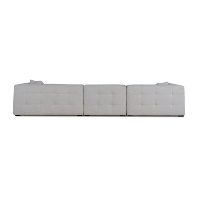 4 Seater Left Chaise Sofa - Pearl Boucle