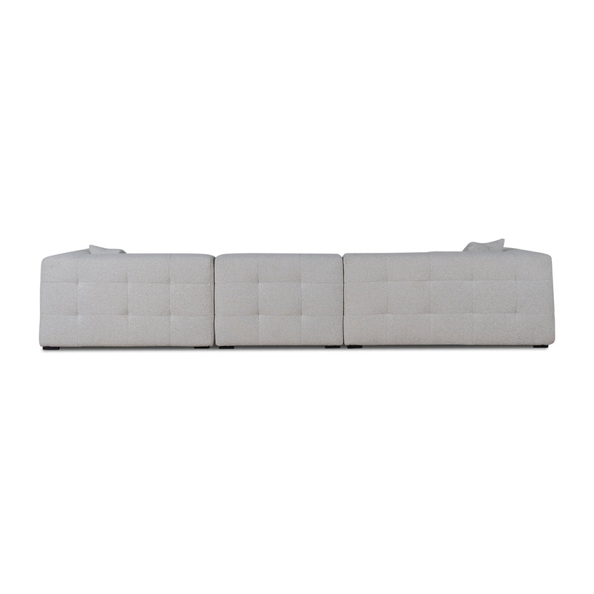 4 Seater Right Chaise Sofa - Pearl Boucle