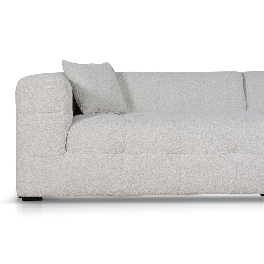 4 Seater Right Chaise Sofa - Pearl Boucle