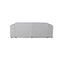 3 Seater Fabric Sofa - Silver Grey Boucle