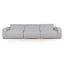 4 Seater Fabric Sofa - Fog Grey