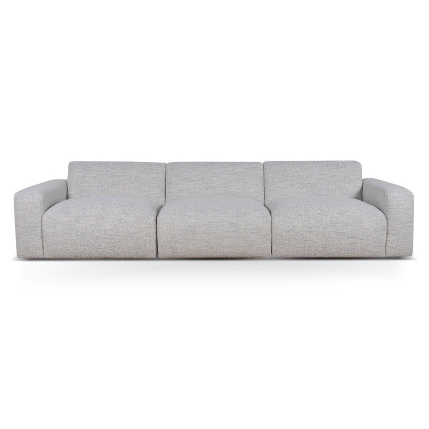 4 Seater Fabric Sofa - Fog Grey