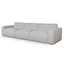 4 Seater Fabric Sofa - Fog Grey