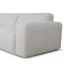 4 Seater Fabric Sofa - Fog Grey