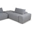 Right Chaise Fabric Sofa - Glacier Grey