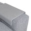 Right Chaise Fabric Sofa - Glacier Grey