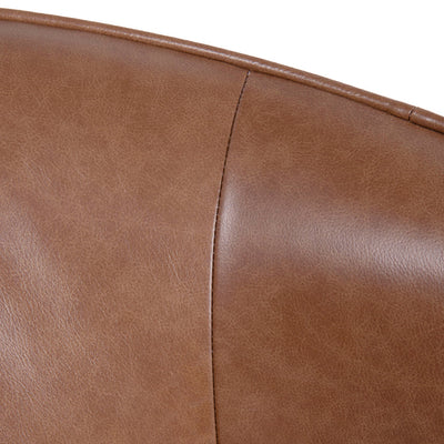 Armchair - Caramel Brown Leather