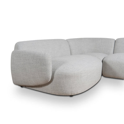 Left Chaise Modular Sofa - Cloud Grey