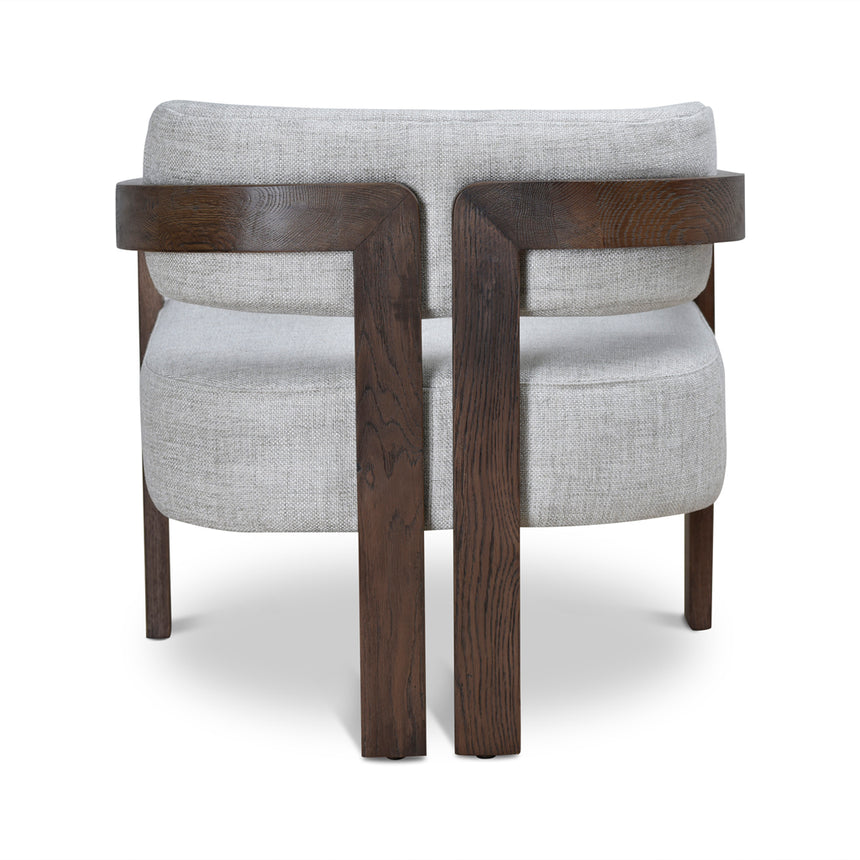 Walnut Armchair - Linen