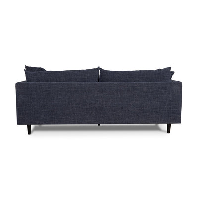 3 Seater Fabric Sofa - Moss Navy Blue