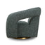 Swivel Armchair - Green Boucle