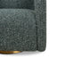 Swivel Armchair - Green Boucle