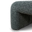 Fabric Lounge Chair - Green Boucle