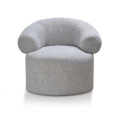 Armchair - Light Grey Boucle