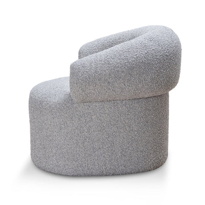 Armchair - Light Grey Boucle