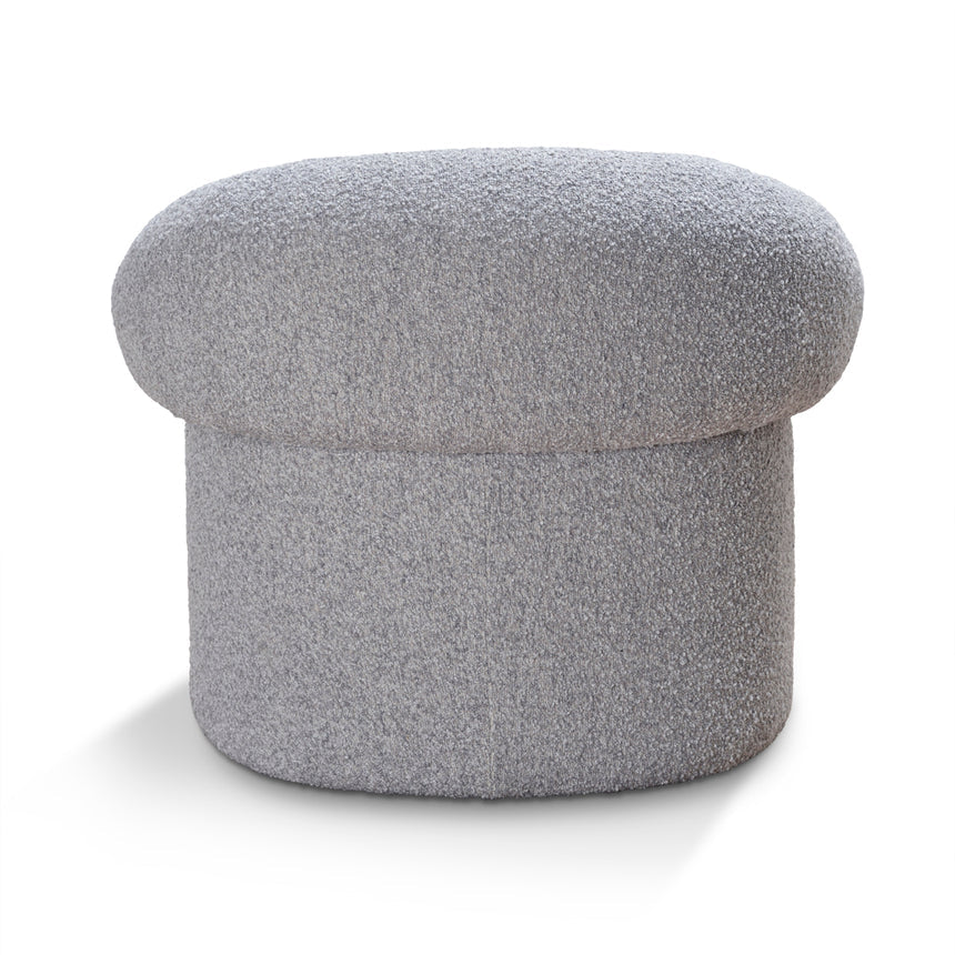 Armchair - Light Grey Boucle