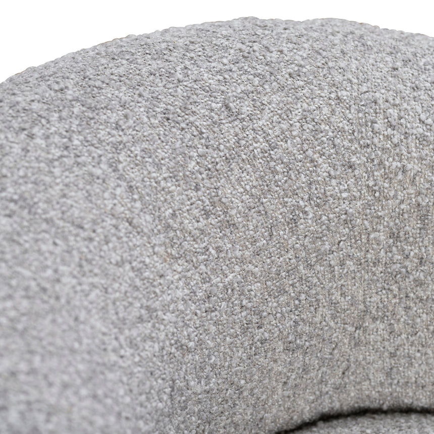 Armchair - Light Grey Boucle