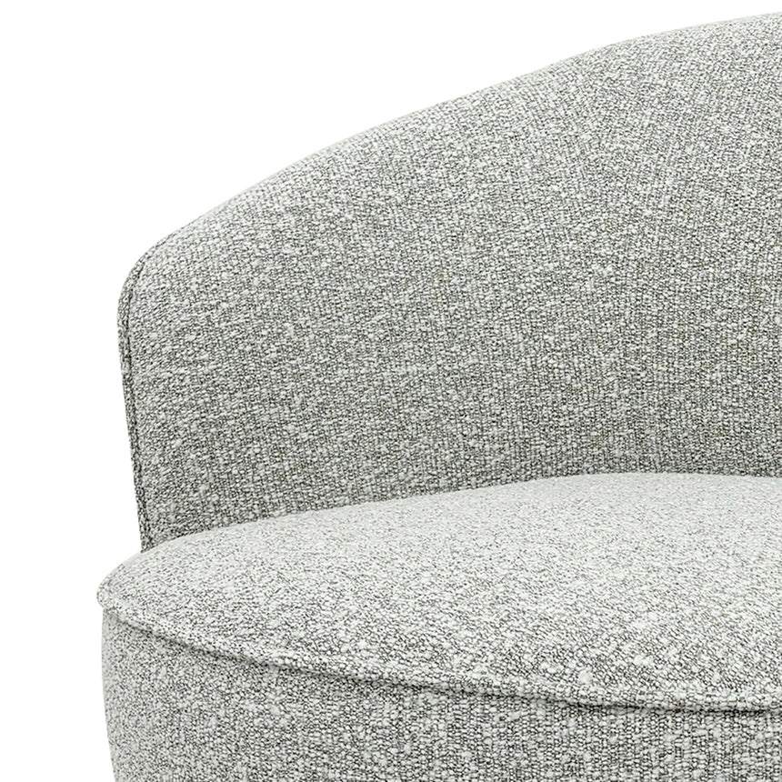 Lounge Chair - Silver Grey Boucle