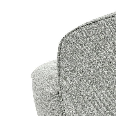 Lounge Chair - Silver Grey Boucle