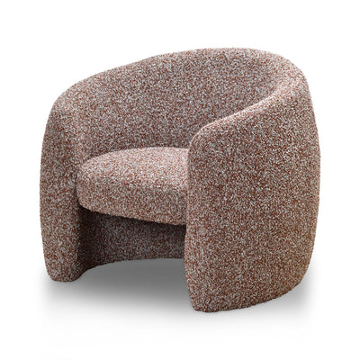 Armchair - Rustic Brown Boucle