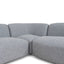 Right Chaise Modular Sofa - Glacier Grey