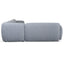 Left Chaise Modular Sofa - Glacier Grey