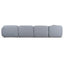 Left Chaise Modular Sofa - Glacier Grey