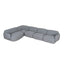Left Chaise Modular Sofa - Glacier Grey