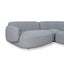 Left Chaise Modular Sofa - Glacier Grey