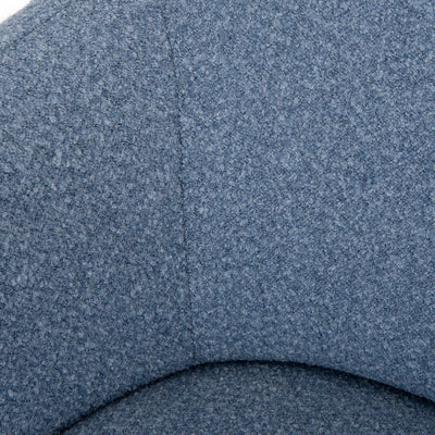 Fabric Armchair - Dark Grey Blue