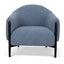 Fabric Armchair - Dark Grey Blue