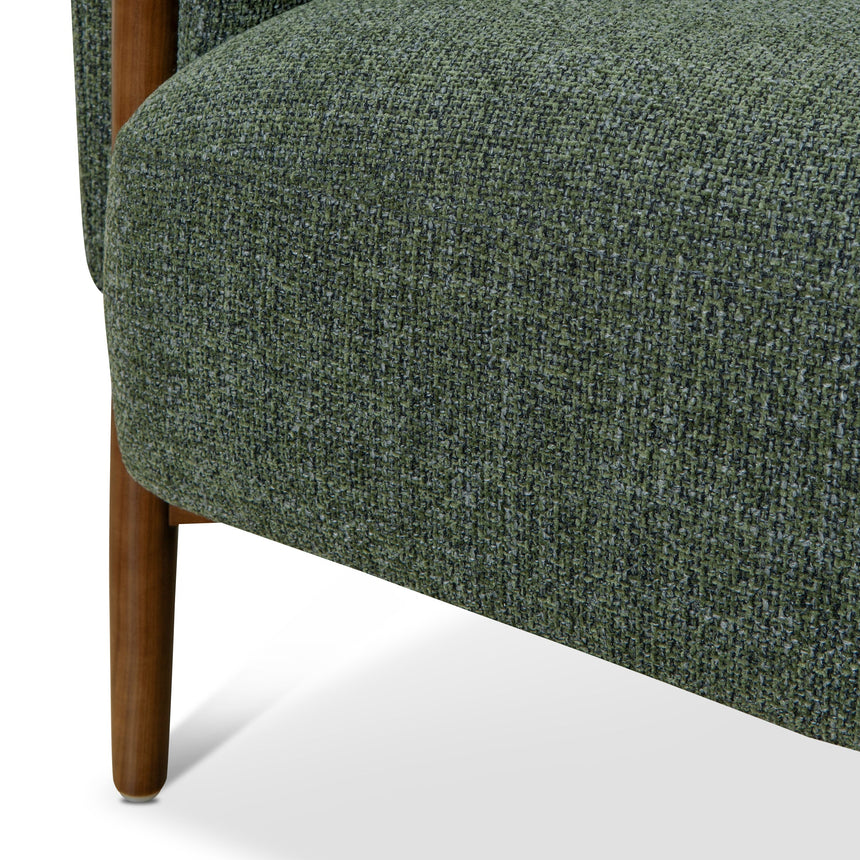 Fabric Armchair - Moss Green