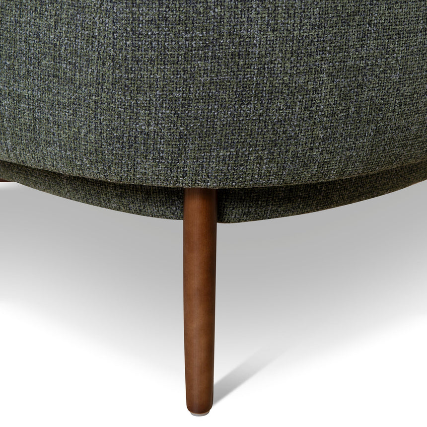 Fabric Armchair - Moss Green