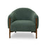 Fabric Armchair - Moss Green