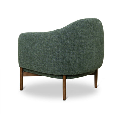 Fabric Armchair - Moss Green