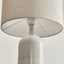 Clayton Modern Ceramic Table Lamp Cream
