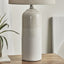 Clayton Modern Ceramic Table Lamp Cream