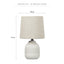 Maze Modern Ceramic Table Lamp White