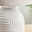 Maze Modern Ceramic Table Lamp White
