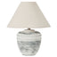 Katara Rustic Terracotta Table Lamp Beige