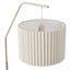 Astrid Hanging Ribbed Floor Lamp Oat