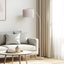 Astrid Hanging Ribbed Floor Lamp Oat