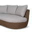 2pcs Outdoor Corner Lounge Set - Light Brown