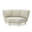 6 Seater Outdoor Corner Set - Cream White
