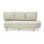 6 Seater Outdoor Corner Set - Cream White