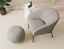 Solace Lounge Chair - Cloud Grey - Matt Black Legs