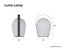 Lume Outdoor Portable Lamp - Anthracite