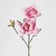 Magnolia Flower Stem With 2 Heads & Bud 87cm Pink