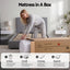 Giselle Bedding King Single Mattress 23cm Pocket Spring Mattress with Adjustable Firmness Reversible Foam Layer for Medium Firm & Firm Support Motion Isolation Bedroom Bed