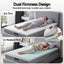 Giselle Bedding Single Mattress 23cm Pocket Spring Mattress with Adjustable Firmness Reversible Foam Layer for Medium Firm & Firm Support Motion Isolation Bedroom Bed